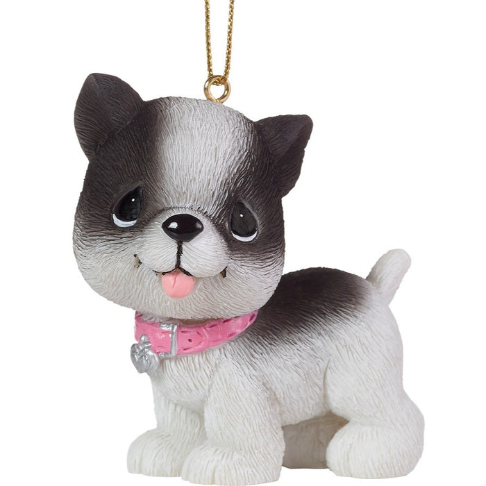 Precious Moments - Raise The Woof French Bulldog Dog Ornament 226406
