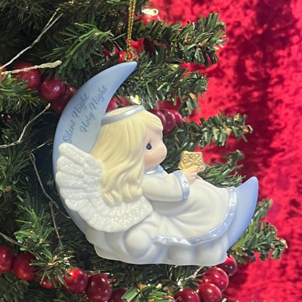 Precious Moments - Silent Night, Holy Night Porcelain Ornament 211043