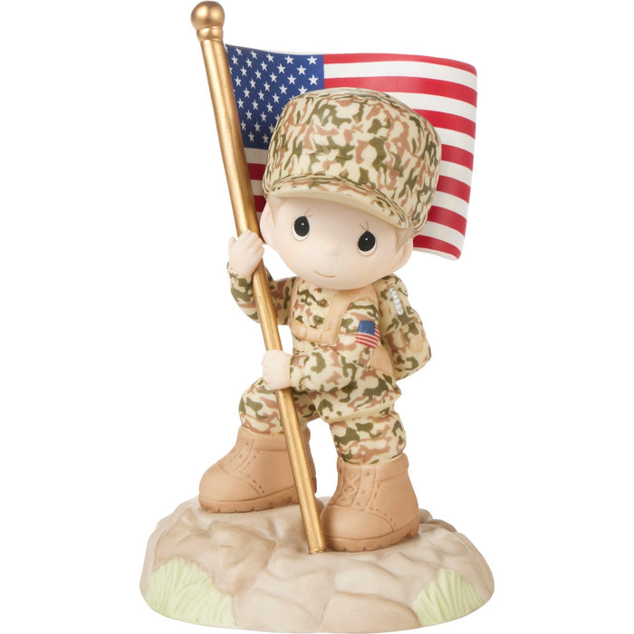 Precious Moments - Thank You for Being My Hero Boy Soldier Figurine 232018