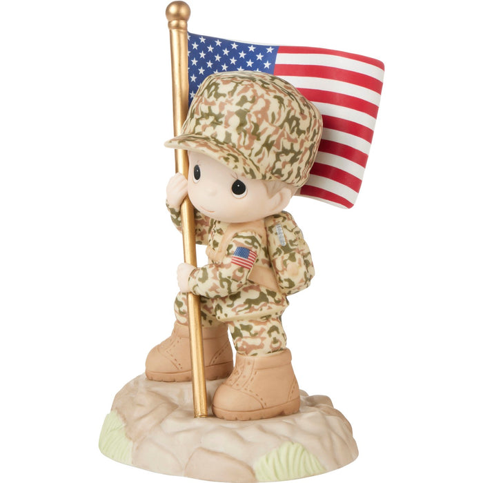 Precious Moments - Thank You for Being My Hero Boy Soldier Figurine 232018