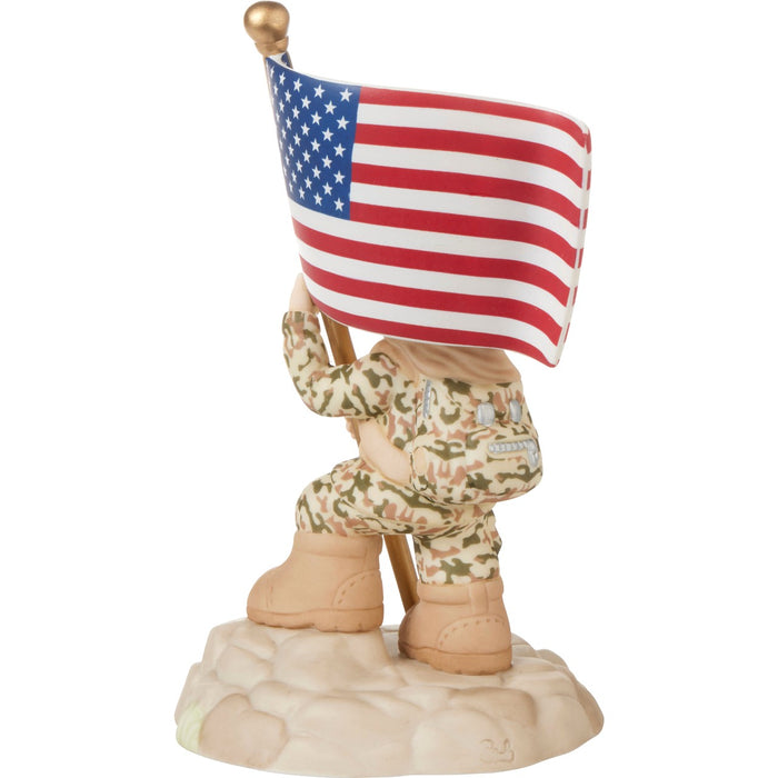 Precious Moments - Thank You for Being My Hero Girl Soldier Figurine 232017