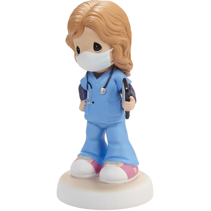 Precious Moments - You're My Hero Female Doctor Medical Healthcare Nurse Worker Figurine 202430