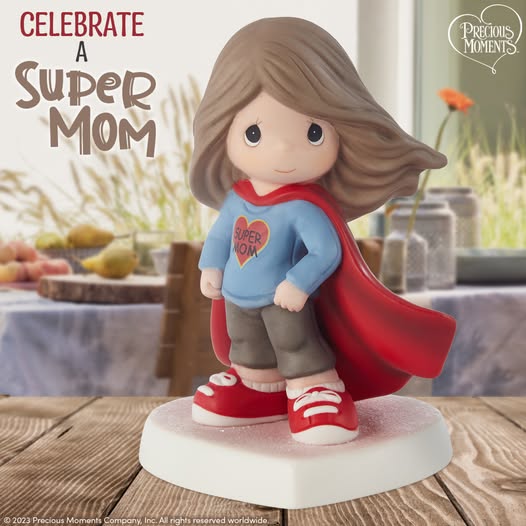 Precious Moments - You're My Super Mom Porcelain Figurine 212007