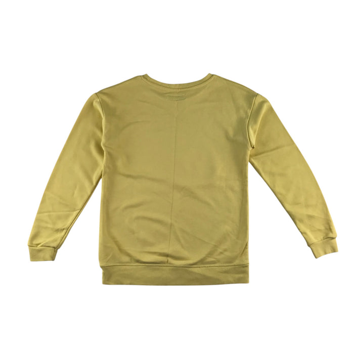 Primark 11-12 years yellow be happy print sweater