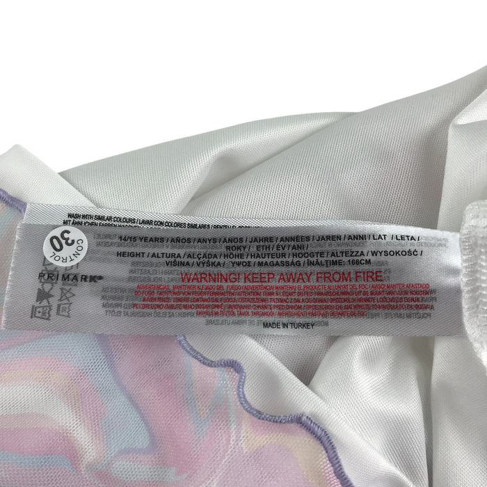 Primark 14-15 years pink swirly mesh blouse