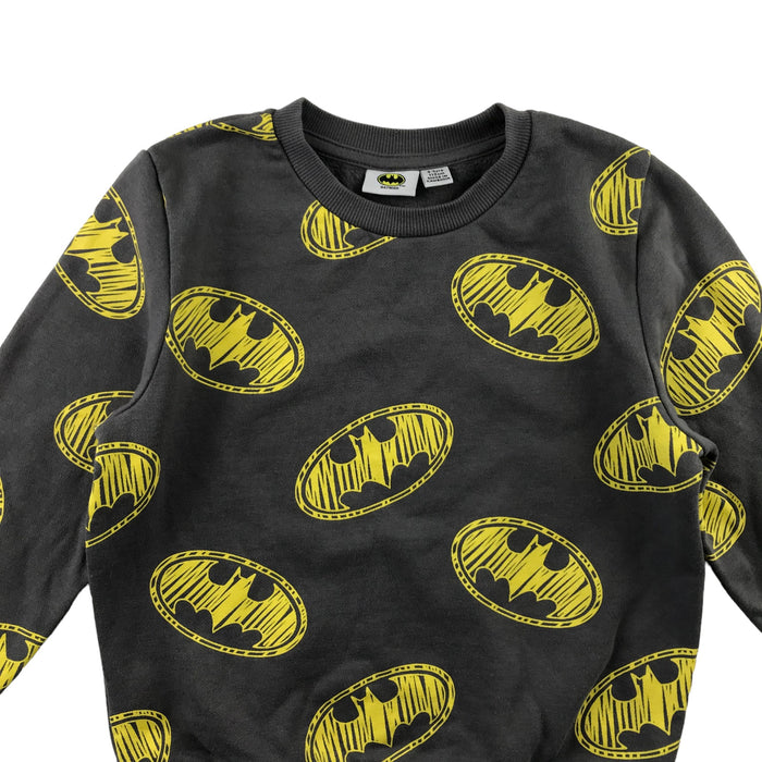 Primark 4-5 years grey batman print sweater