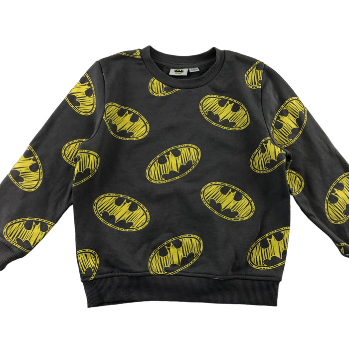 Primark 4-5 years grey batman print sweater