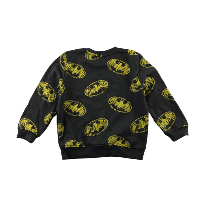 Primark 4-5 years grey batman print sweater