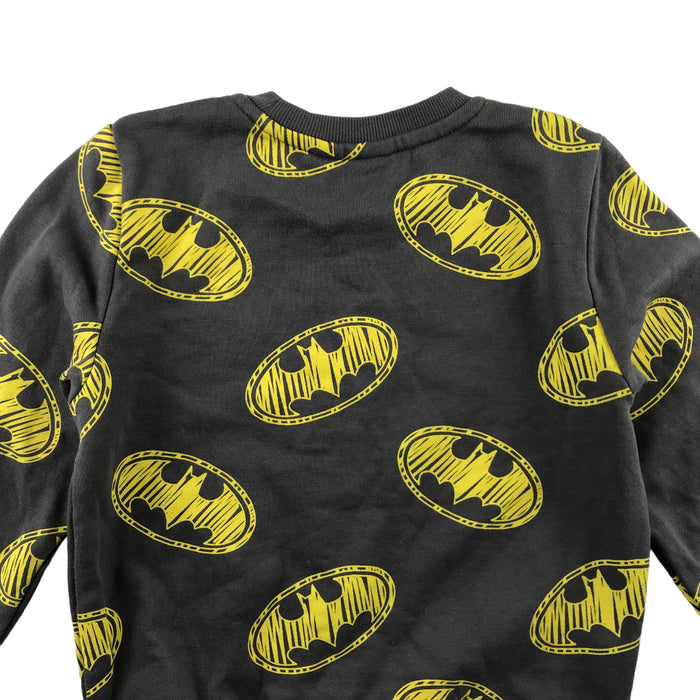 Primark 4-5 years grey batman print sweater