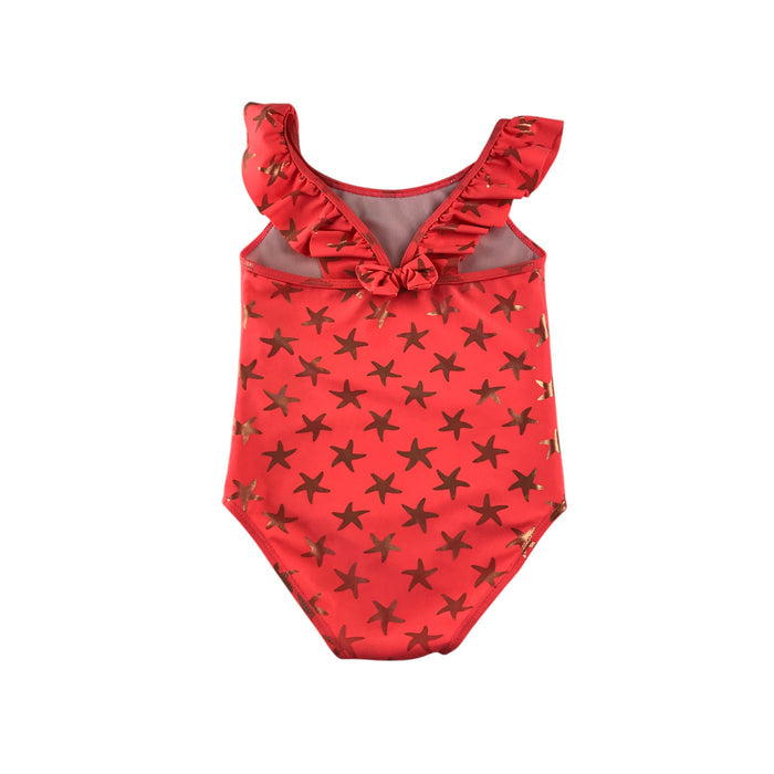 Primark 5-6 years pink star swimsuit