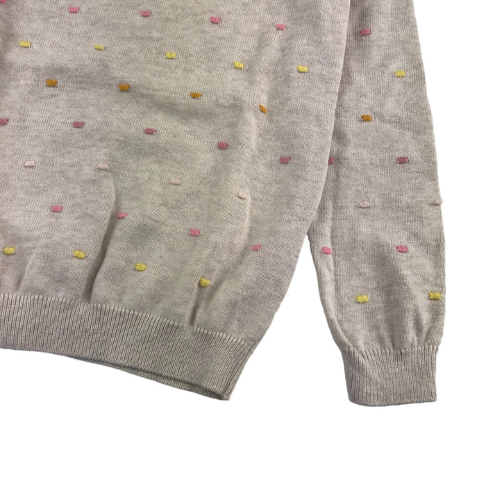 Primark 5 years light beige polkadots jumper