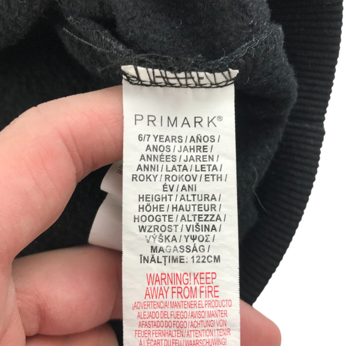 Primark 6-7 years black xbox quarter-zip hoodie