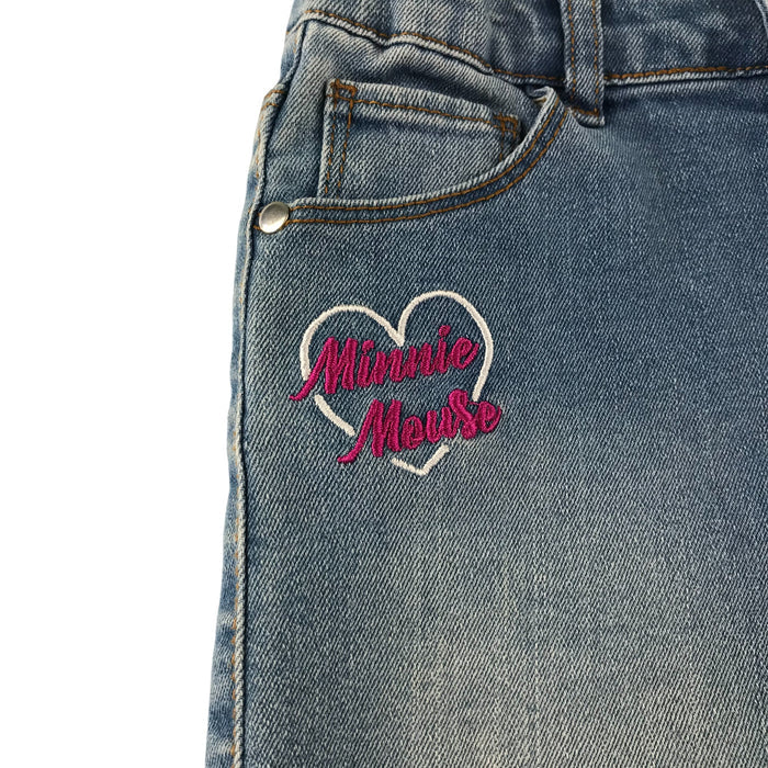 Primark 6-7 years blue denim mini mouse shorts