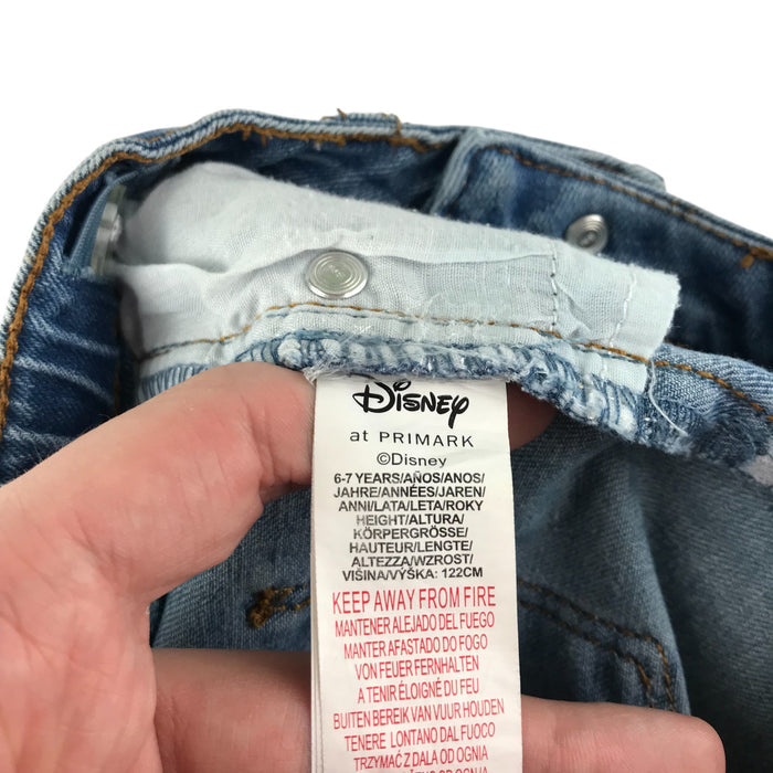 Primark 6-7 years blue denim mini mouse shorts