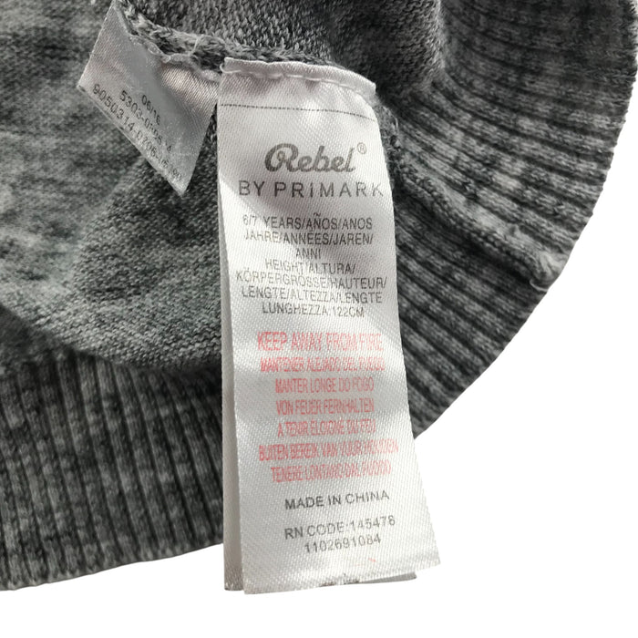Primark 6-7 years grey jumper