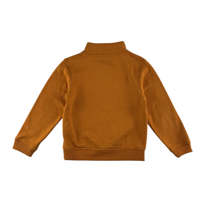 Primark 6-7 years mustard yellow quarter zip sweater