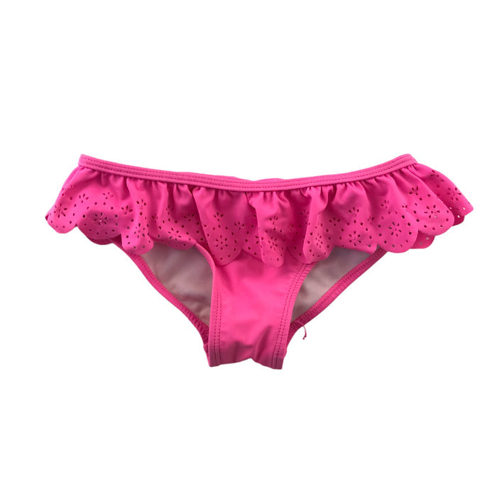 Primark 6-7 years pink purple frilled two piece swimsuit