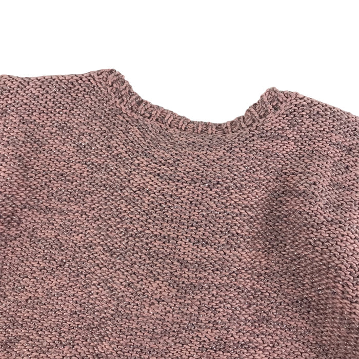 Primark 6 year pink sparkle bow tie jumper