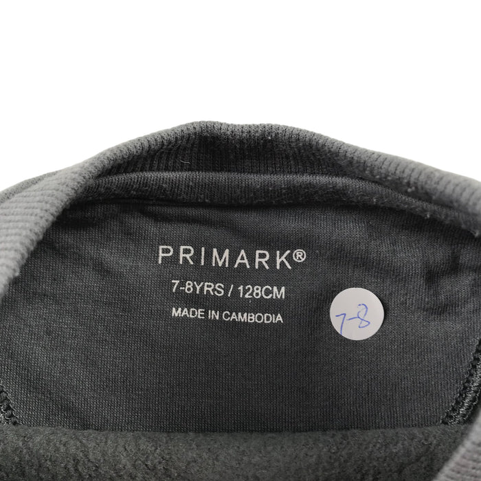 Primark 7-8 years grey snake print sweater