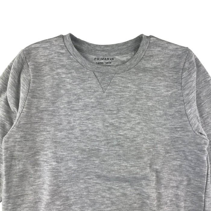 Primark 7 years light grey plain sweater