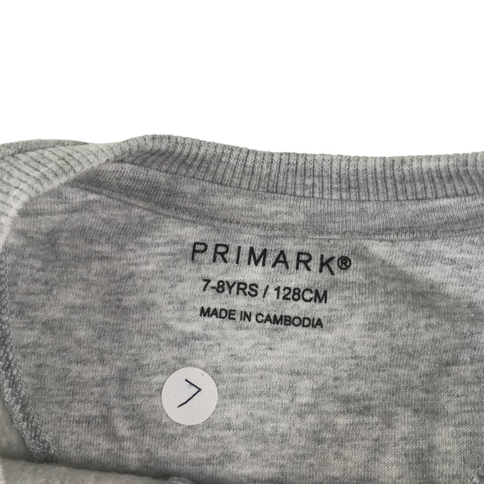 Primark 7 years light grey plain sweater