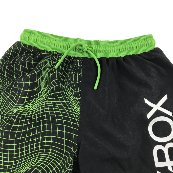 Primark 9-10 years black green Xbox swim trunks