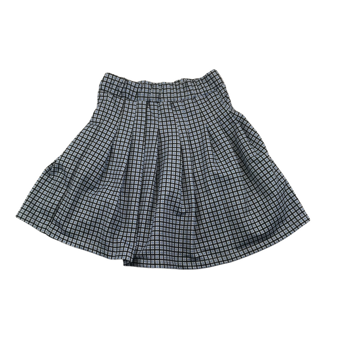 Primark 9-10 years white blue pleated skirt