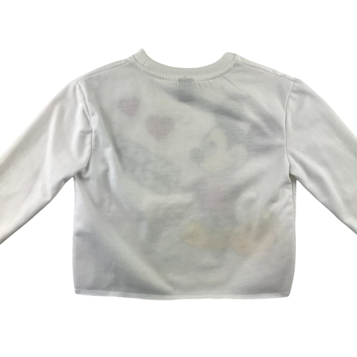 Primark 9-10 years white mickey mouse light sweater