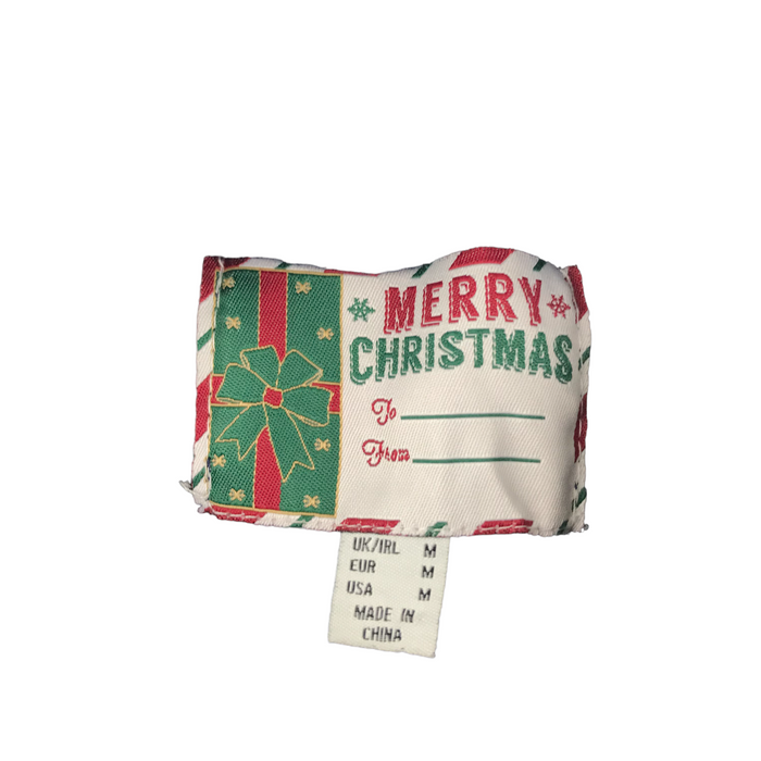 Primark Christmas Jumper Adult Medium Navy State Elf Jingle Bell