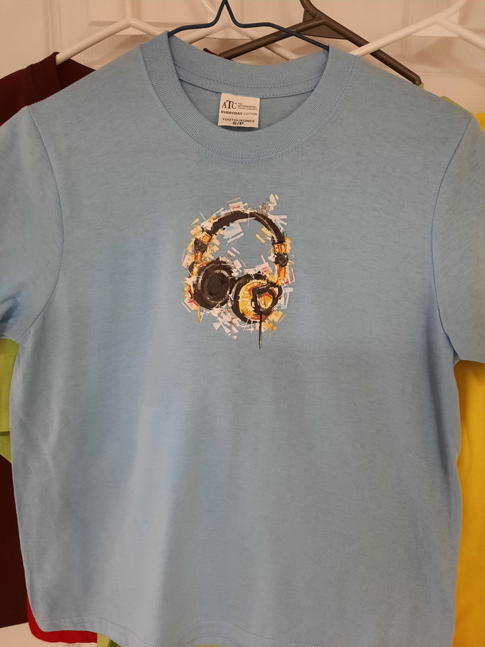 Printed T-shirts for young school kids in youth Small size - NATASHAHS