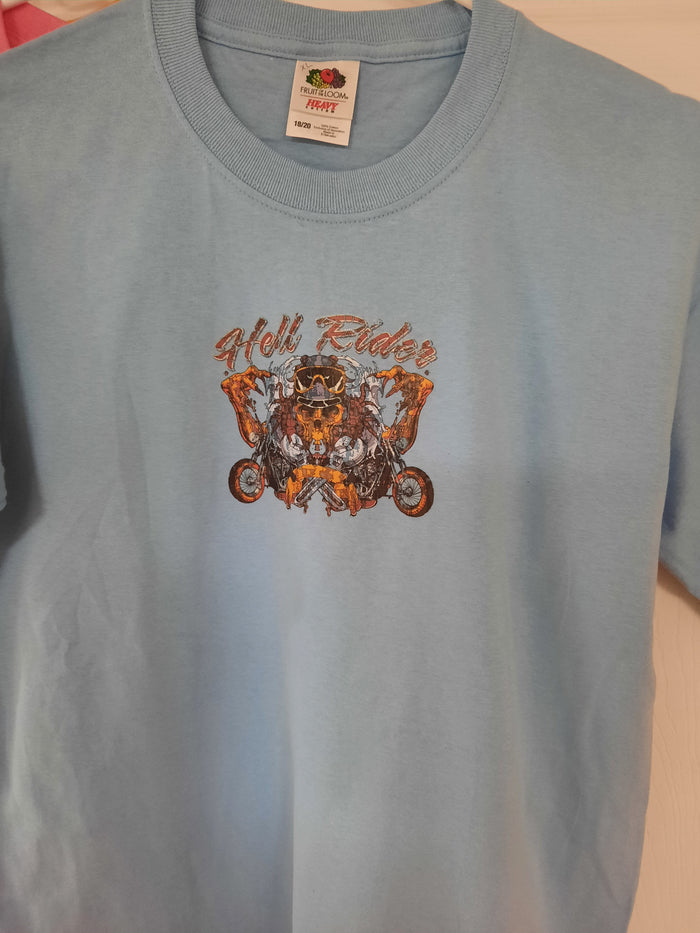 Printed T-shirts for young school kids in youth XL or 18/20 size - NATASHAHS
