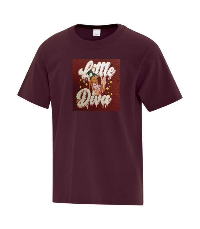 maroon little diva