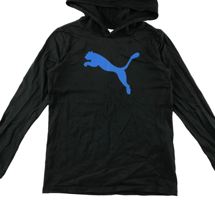 Puma 7-8 years black cotton hoodie