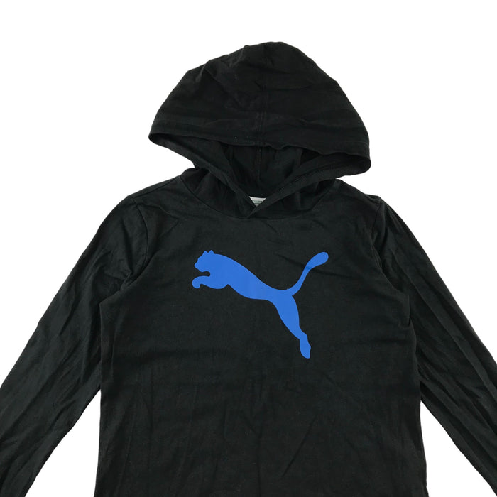 Puma 7-8 years black cotton hoodie