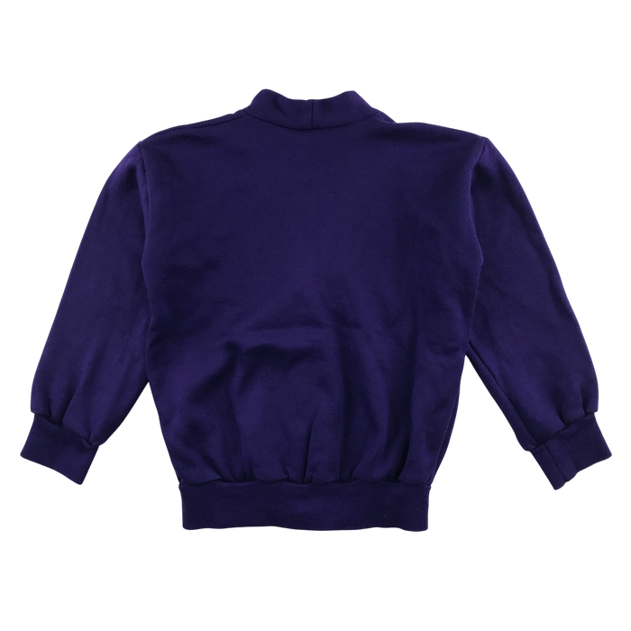 Purple girls 10-11 yrs  jersey school cardigan