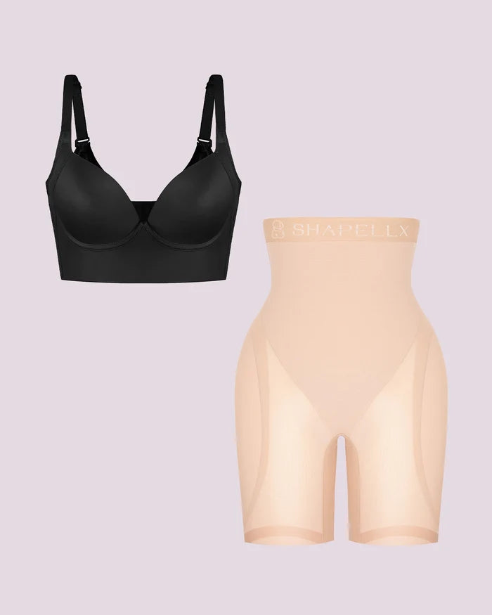 Push-Up Bra + Hip Enhancer Padded Short Bundle