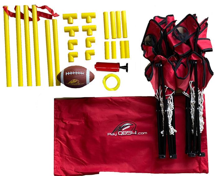 QB54 Red Backyard Football Game Set