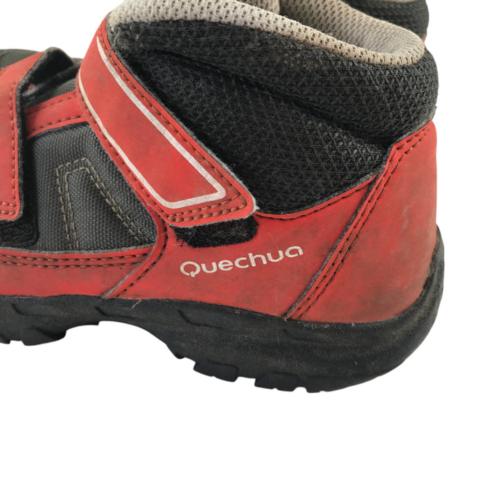 Quechua size UK 11.5c (jr) orange hiking trainer