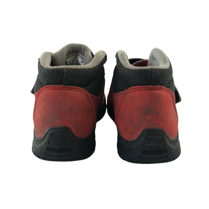 Quechua size UK 11.5c (jr) orange hiking trainer