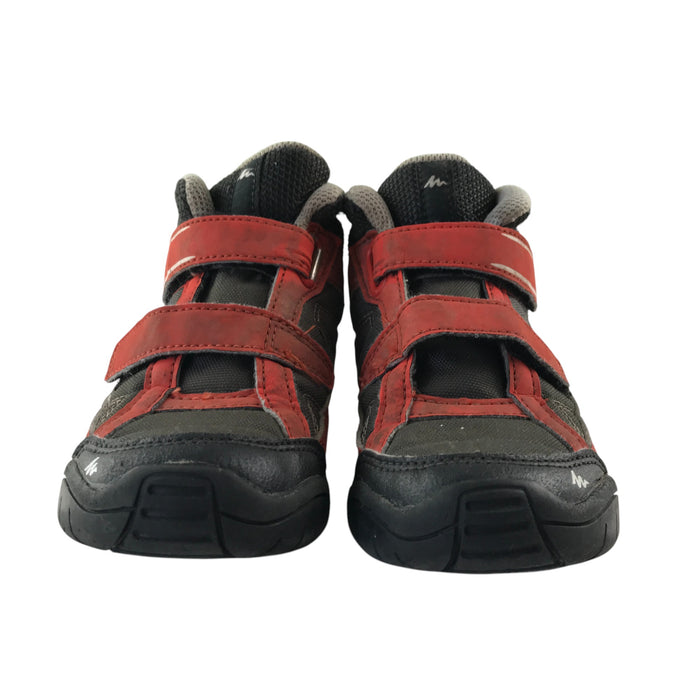 Quechua size UK 11.5c (jr) orange hiking trainer