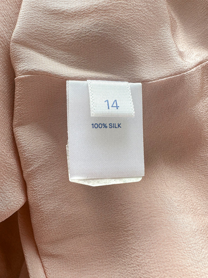 Raey Pink Off The Shoulder Mini Dress