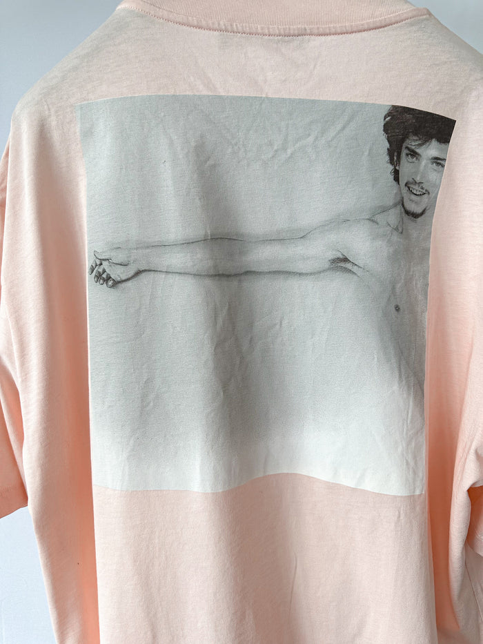 Raf Simons x Robert Mapplethorpe Pink Photograph Back T-Shirt