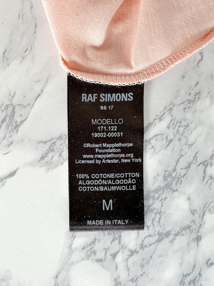 Raf Simons x Robert Mapplethorpe Pink Photograph Back T-Shirt