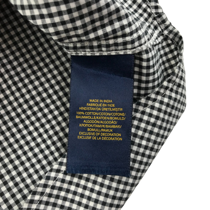 Ralph Lauren 4-5 years black and white buttoned cotton shirt