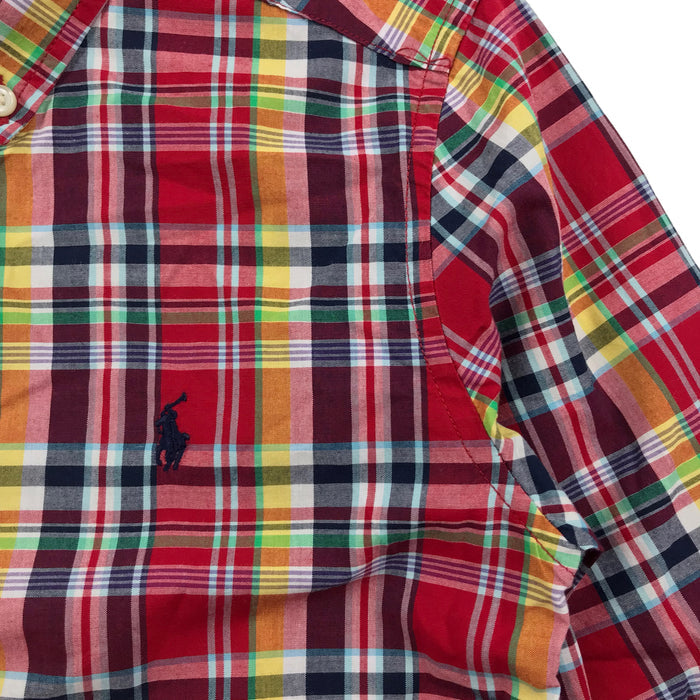 Ralph Lauren 6 years red checked shirt