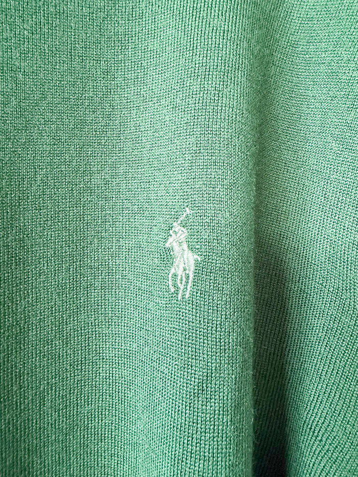 Ralph Lauren Polo Green Merino Jumper