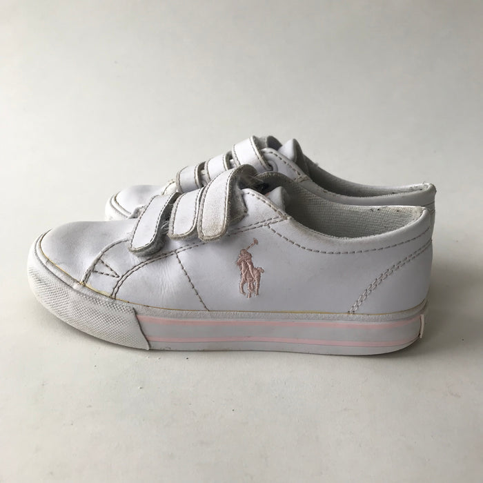 Ralph Lauren size UK 11 (jr) white trainers