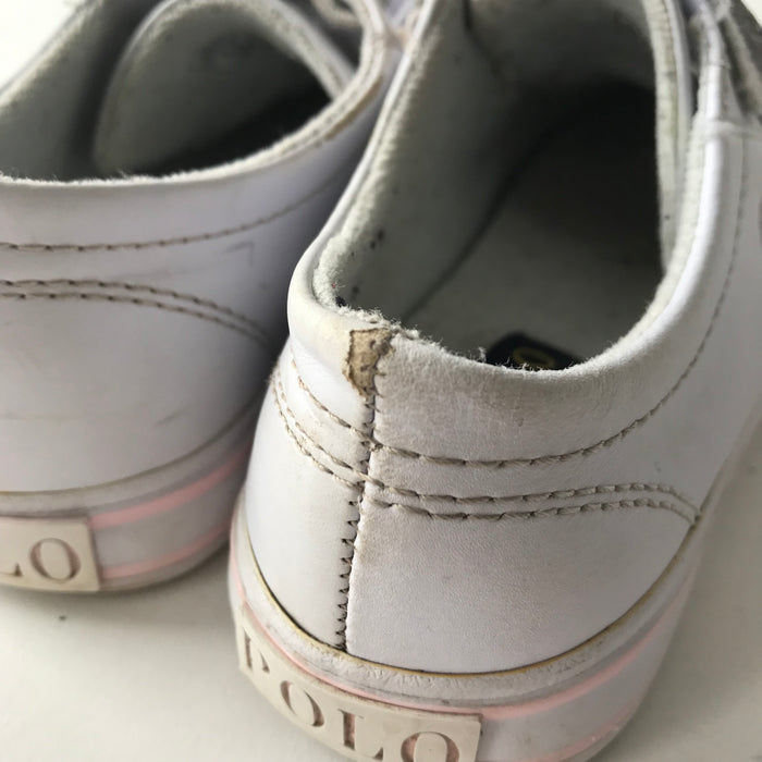 Ralph Lauren size UK 11 (jr) white trainers