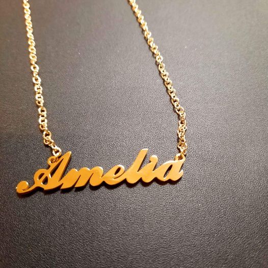Ready to wear ENGLISH AMERICAN name necklaces - NATASHAHS
