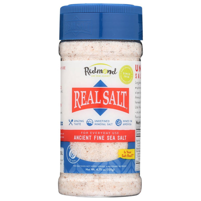 Real Salt Fine Salt Shaker 4.75 oz